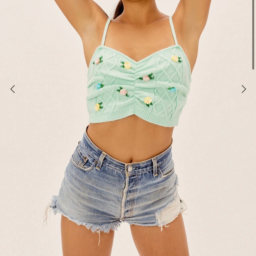 for Love & Lemons Sutton Knit Crop Tank